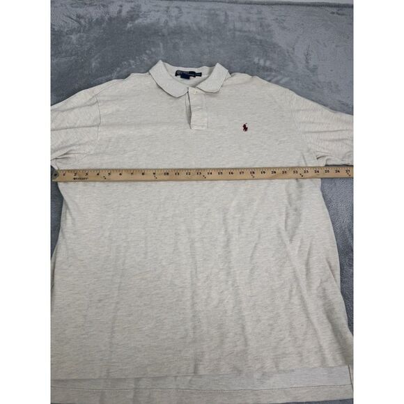 Polo Ralph Lauren Short Sleeve Polo Shirt Men's Size 2XL XXL Beige - Picture 5 of 8